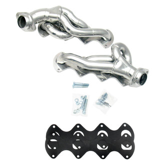JBA® - Cat4ward Stainless Steel Silver Ceramic Coated Short Tube Exhaust Headers
