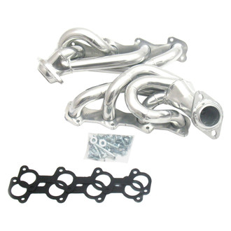 JBA® - Cat4ward Stainless Steel Silver Ceramic Coated Short Tube Exhaust Headers