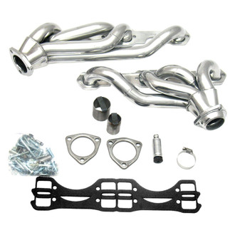 JBA® - Cat4ward Stainless Steel Silver Ceramic Coated Short Tube Exhaust Headers