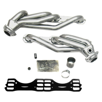 JBA® - Cat4ward Stainless Steel Silver Ceramic Coated Short Tube Exhaust Headers