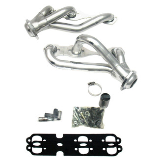 JBA® - Cat4ward Stainless Steel Silver Ceramic Coated Short Tube Exhaust Headers
