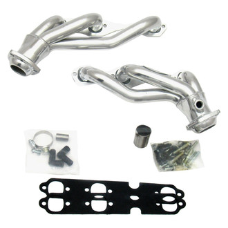 JBA® - Cat4ward Stainless Steel Silver Ceramic Coated Short Tube Exhaust Headers