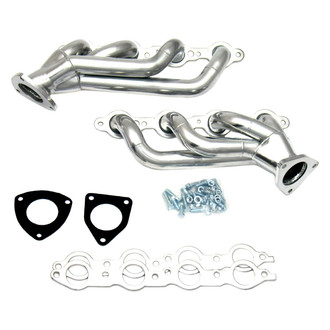 JBA® - Cat4ward Stainless Steel Silver Ceramic Coated Short Tube Exhaust Headers
