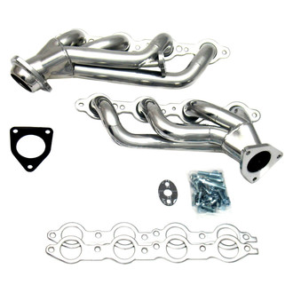 JBA® - Cat4ward Stainless Steel Silver Ceramic Coated Short Tube Exhaust Headers