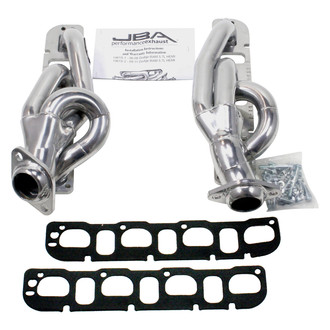 JBA® - Cat4ward Stainless Steel Silver Ceramic Coated Short Tube Exhaust Headers