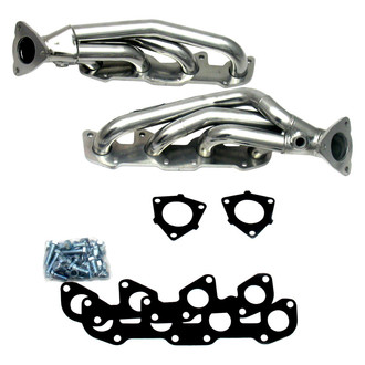 JBA® - Cat4ward Stainless Steel Silver Ceramic Coated Short Tube Exhaust Headers
