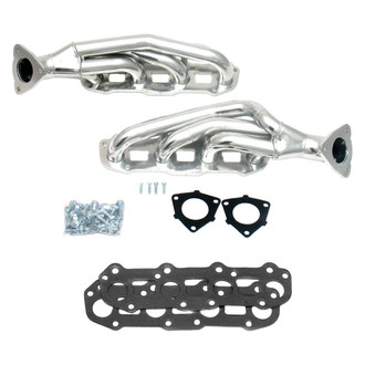 JBA® - Cat4ward Stainless Steel Silver Ceramic Coated Short Tube Exhaust Headers