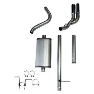 JBA® - 304 SS Cat-Back Exhaust System with Dual Side Exit