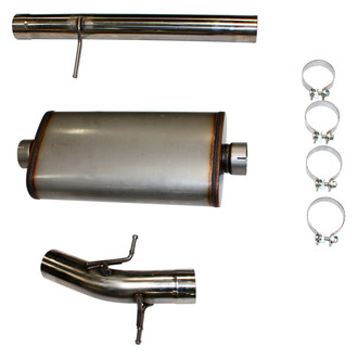 JBA® - 304 SS Cat-Back Exhaust System with Split Rear Exit