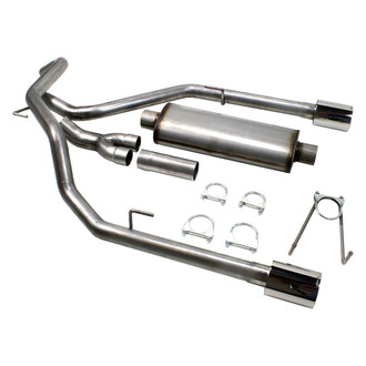 JBA® - Stainless Steel Cat-Back Exhaust System with Split Rear Exit