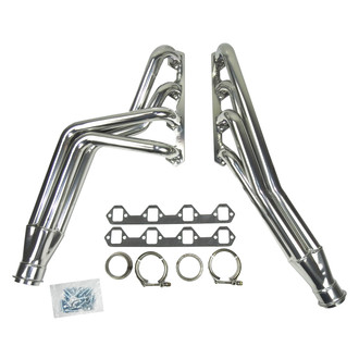 JBA® - Cat4ward Stainless Steel Silver Ceramic Coated Long Tube Exhaust Headers