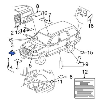 Jeep OE - Caution Label