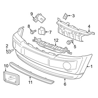Jeep OE - Front Bumper - Bumper & Components (Overland)