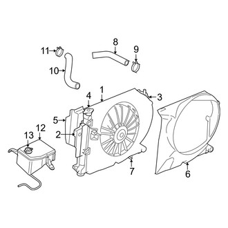 Jeep OE - Cooling - Radiator & Components (3.7L)