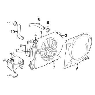Jeep OE - Cooling - Radiator & Components (4.7L)
