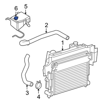 Jeep OE - Engine Coolant Reservoir Cap