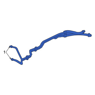 Jeep OE - Automatic Transmission Oil Cooler Hose Assembly