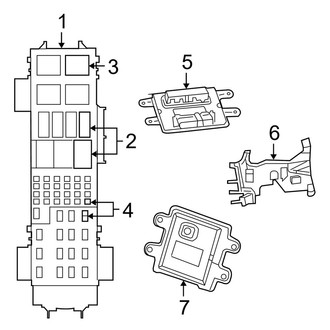 Jeep OE - Electrical - Fuse & Relay (In Engine Compartment)