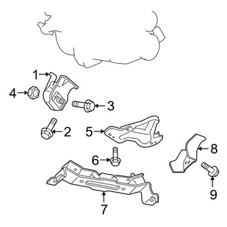 Jeep OE - Engine & Transmission Mounting (RWD 4.7L)