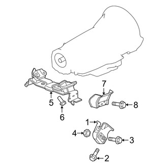 Jeep OE - Engine & Transmission Mounting (AWD 4.7L)