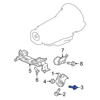 Jeep OE - Engine Mount Bolt
