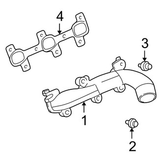 Jeep OE - Exhaust System - Exhaust Manifold (3.7L)