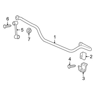 Jeep OE - Front Suspension - Stabilizer Bar & Components