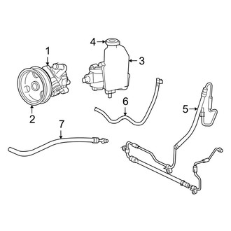 Jeep OE - Steering Gear & Linkage - Pump & Hoses