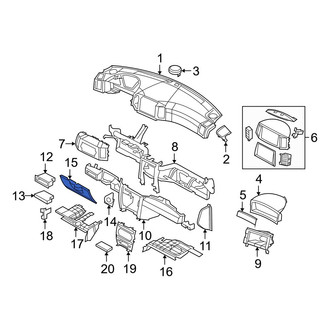 Jeep OE - Instrument Panel Knee Bolster