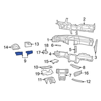 Jeep OE - Instrument Panel Pocket