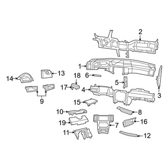 Jeep OE - Instrument Panel Components