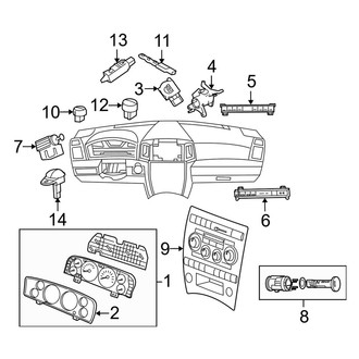 Jeep OE - Instrument Panel - Cluster & Switches