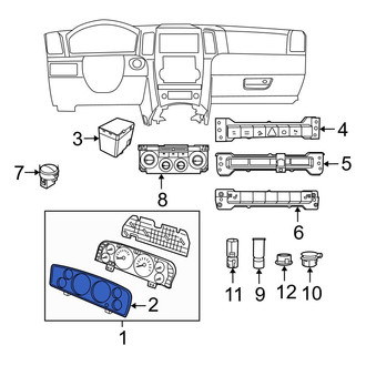 Jeep OE - Instrument Panel Lens