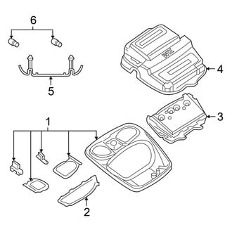 Jeep OE - Console - Overhead