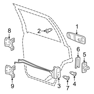 Jeep OE - Rear Door - Lock & Hardware
