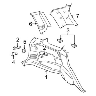 Jeep OE - Quarter Panel - Interior Trim