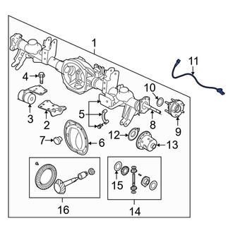 Jeep OE - Front Right ABS Wheel Speed Sensor