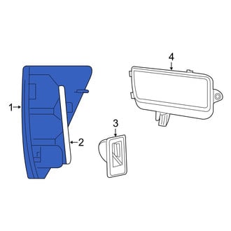 Jeep OE - Rear Left Tail Light Assembly