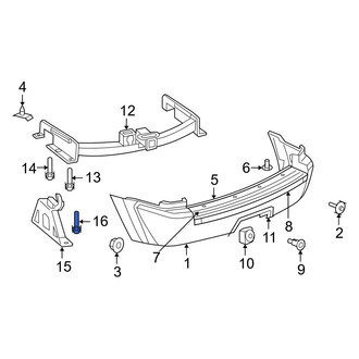 Jeep OE - Rear Tow Hook Bolt