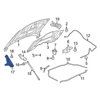 Jeep OE - Hood Hinge Bracket