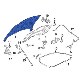 Jeep OE - Front Hood Panel