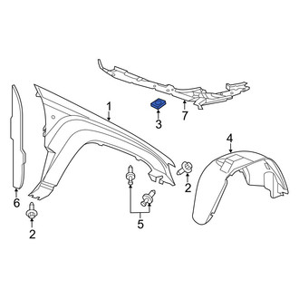 Jeep OE - Fender Nut