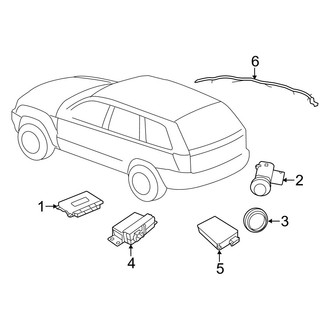 Jeep OE - Electrical Components (Reverse Sensing System)