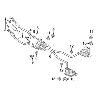Jeep OE - Exhaust System - Exhaust Components (5.7L)