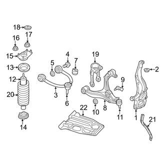 Jeep OE - Front Suspension - Suspension Components (W/O Quadra-Lift)