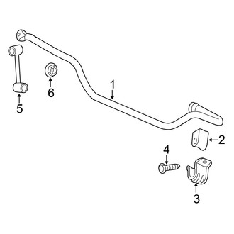 Jeep OE - Front Suspension - Stabilizer Bar & Components