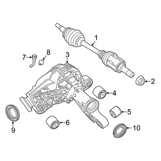 Jeep OE - Front Suspension - Front Axle & Carrier