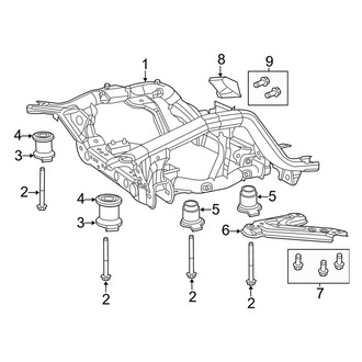 Jeep OE - Front Suspension - Suspension Mounting
