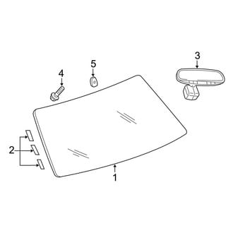 Jeep OE - Windshield - Glass