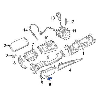 Jeep OE - Left Console Panel Cap